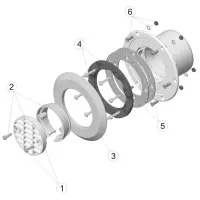 Pièces détachées Buse de refoulement avec grille PANNEAUX (ASTRALPOOL)