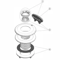 Pièces détachées Buse de refoulement grille PRÉFABRIQUÉ (ASTRALPOOL)