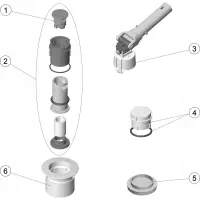 Pièces détachées Buse NET'N'CLEAN orientable BETON (ASTRALPOOL)