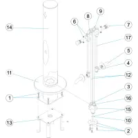 Pièces détachées Douche lave-pieds (ASTRALPOOL)