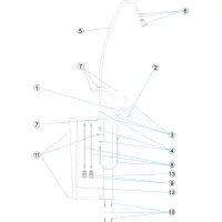 Pièces détachées Douche luxe mitigeur (ASTRALPOOL)