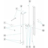 Pièces détachées Douche NIAGARA TOUCHLESS (ASTRALPOOL)