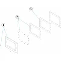 Pièces détachées pour Enjoliveur skimmer petite meurtière INOX