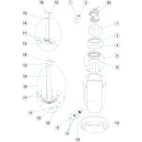 Pièces détachées pour Filtre DV TOP