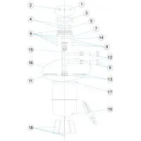 Pièces détachées pour Filtre INOX Ø 350-450-500-600