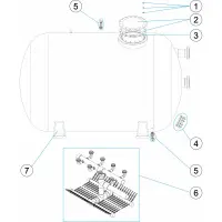 Pièces détachées pour Filtre RODAS Ø 1400 à 1800