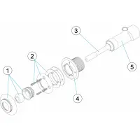 Pièces détachées Jet massage L-169 - 254 m/m LINER (ASTRALPOOL)