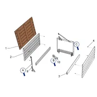 Pièces détachées pour Module de banc extremité ZEN'IT