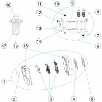 Pièces détachées Panneau de commande pH/Rx (ASTRALPOOL)