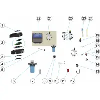 Pièces détachées Panneau de régulation CONTROLLEUR 3 plus pH-Chlore (ASTRALPOOL)