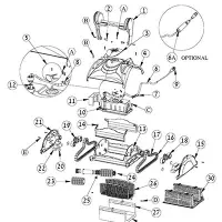 Pièces détachées robot Dolphin Nauty