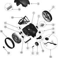 Pièces détachées pour Robot ZODIAC Vortex 1