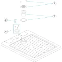 Pièces détachées Plateau de douche CLASSIC Ø 43 - Ø 63 (ASTRALPOOL)