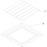 Pièces détachées Plateau de douche PLUVIUM (ASTRALPOOL)