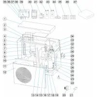 Pièces détachées pour pompes à chaleur ZODIAC PM40 (1 hélice)