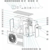 Pièces détachées pour Pompe à chaleur EVOLINE 17