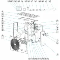 Pièces détachées pour Pompe à chaleur EVOLINE 20