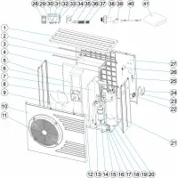 Pièces détachées pour Pompe à chaleur EVOLINE 25 R32