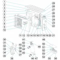 Pièces détachées pour Pompe à chaleur AQUASPHERE FSN 08, 11