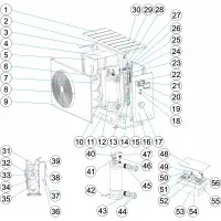 Pièces détachées pour Pompe à chaleur FSP 14