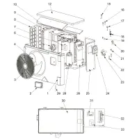 Pièces détachées pour Pompe à chaleur K-PAC