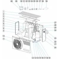 Pièces détachées pour Pompe à chaleur STARLINE 13, 15