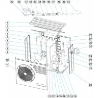 Pièces détachées pour Pompe à chaleur STARLINE 25