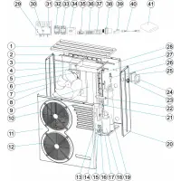 Pièces détachées pour Pompe à chaleur STARLINE 35
