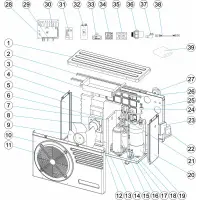 Pièces détachées pour Pompe à chaleur STARLINE 6