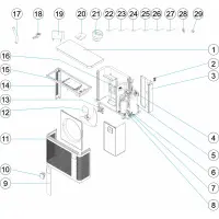 Pièces détachées pour Pompe à chaleur Z250