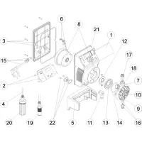 Pièces détachées Pompe EXACTUS manuelle numérique ma/mb (ASTRALPOOL)