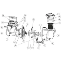 Pièces détachées pour Pompe INTELLIFLO WHISPERFLO VSD-VF