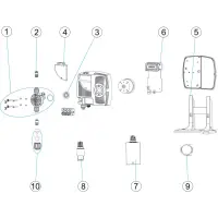 Pièces détachées Pompe présiltaltique OPTIMA analogique à débit constant (ASTRALPOOL, CERTIKIN)