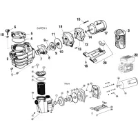 Pièces détachées pour Pompe SUPER II, RS II (VSTD)