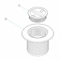 Pièces détachées Prise balai à visser PRÉFABRIQUÉ (ASTRALPOOL)