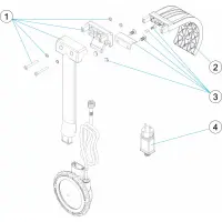 Pièces détachées Projecteur hors-sol LED