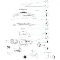 Pièces détachées pour Robot avec batterie rechargeable