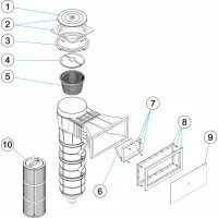 Pièces détachées pour Skim-filtre cartouche PH 16-20 BETON