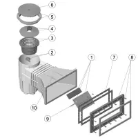 Pièces détachées pour Skimmer 15L PP grande meurtrière LINER