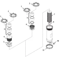 Pièces détachées pour Skimmer de surface DYNA-FLO