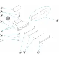 Pièces détachées pour Skimmer mince A-500, A-650