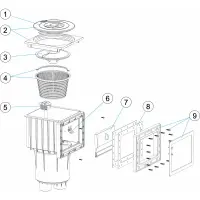 Pièces détachées pour Skimmer MINI 250 m/m