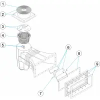 Pièces détachées pour Skimmer standard 15L grand meurtrière métrique LINER