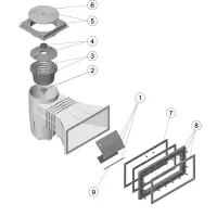 Pièces détachées pour Skimmer standard 15L grande meurtrière parker LINER