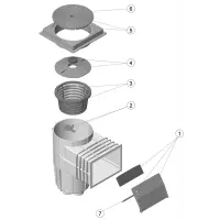 Pièces détachées pour Skimmer standard 15L petite meurtrière BETON