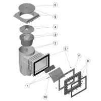 Pièces détachées pour Skimmer standard 15L petite meurtrière métrique LINER