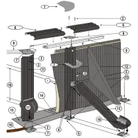 Pièces détachées pour Piscine ovale imitation pierre SKYATHOS H.1m32