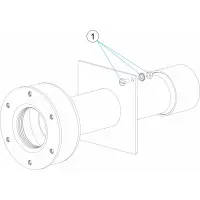 Pièces détachées Traversée de parois inox 1 1/2" (ASTRALPOOL)