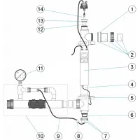 Pièces détachées pour Appareil à UV AOP COMPACT OZONE & UV-C