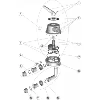 Pièces détachées pour Vanne SIDE 2 1/2" MAGNUM neutre avec liaisons